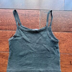 Brandy Melville Black Ribbed Camisole